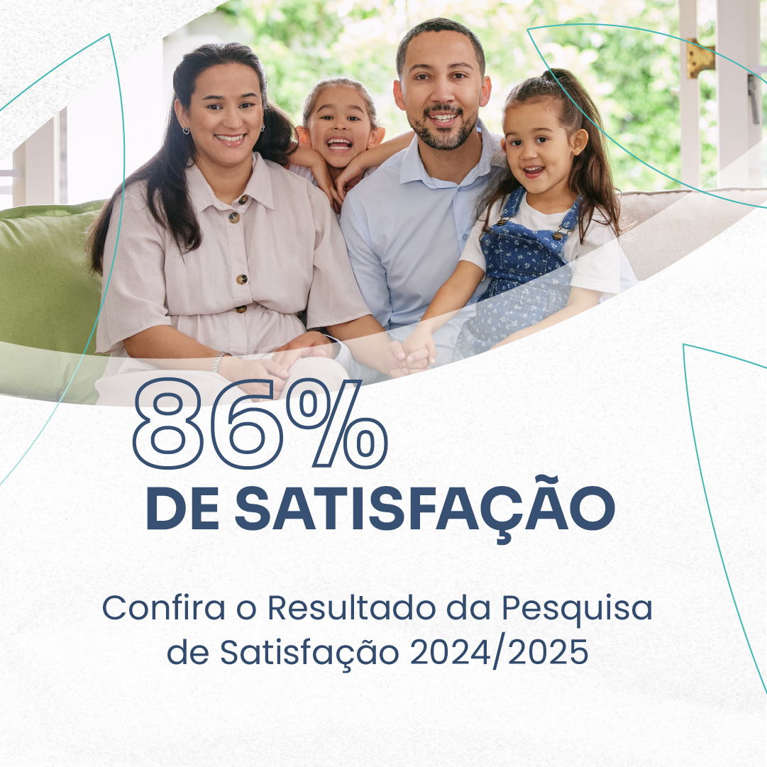 Mantemos índice de 86% de satisfação entre os beneficiários